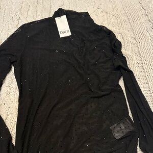 Black long sleeve with sparkles